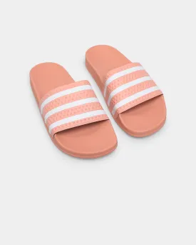 Adidas Adilette Slides Core Ambient Blush / Cloud White