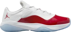 Air Jordan 11 CMFT Low White Gym Red sneakers, white