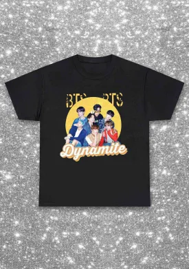 Bangtan Dynamite Kpop Y2K Chunky Shirt Cherrykitten