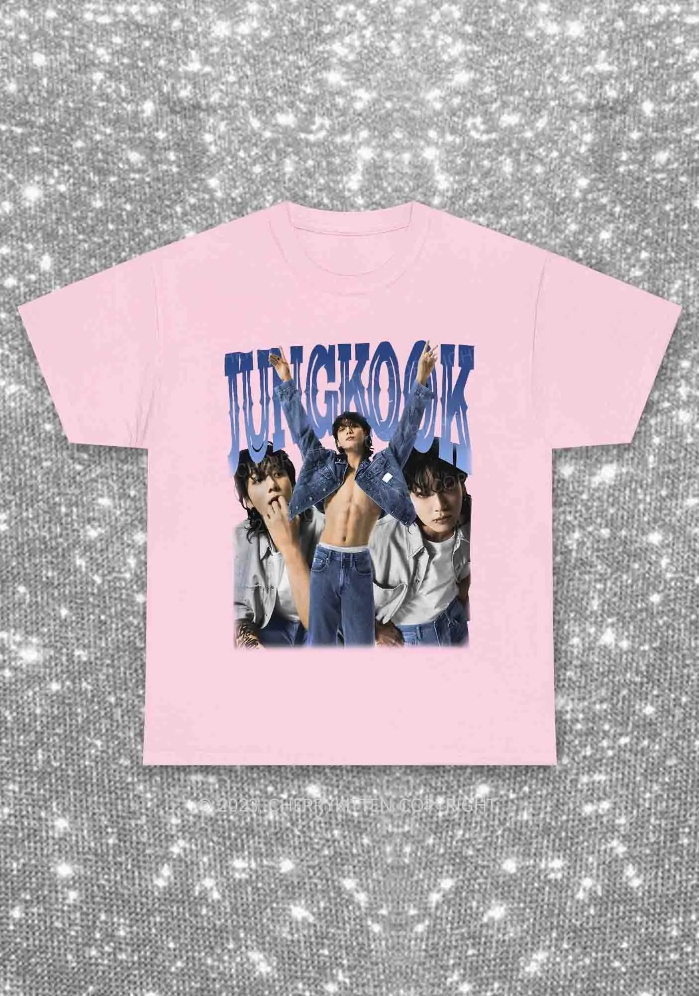 Bangtan Jungkook Kpop Y2K Chunky Shirt Cherrykitten