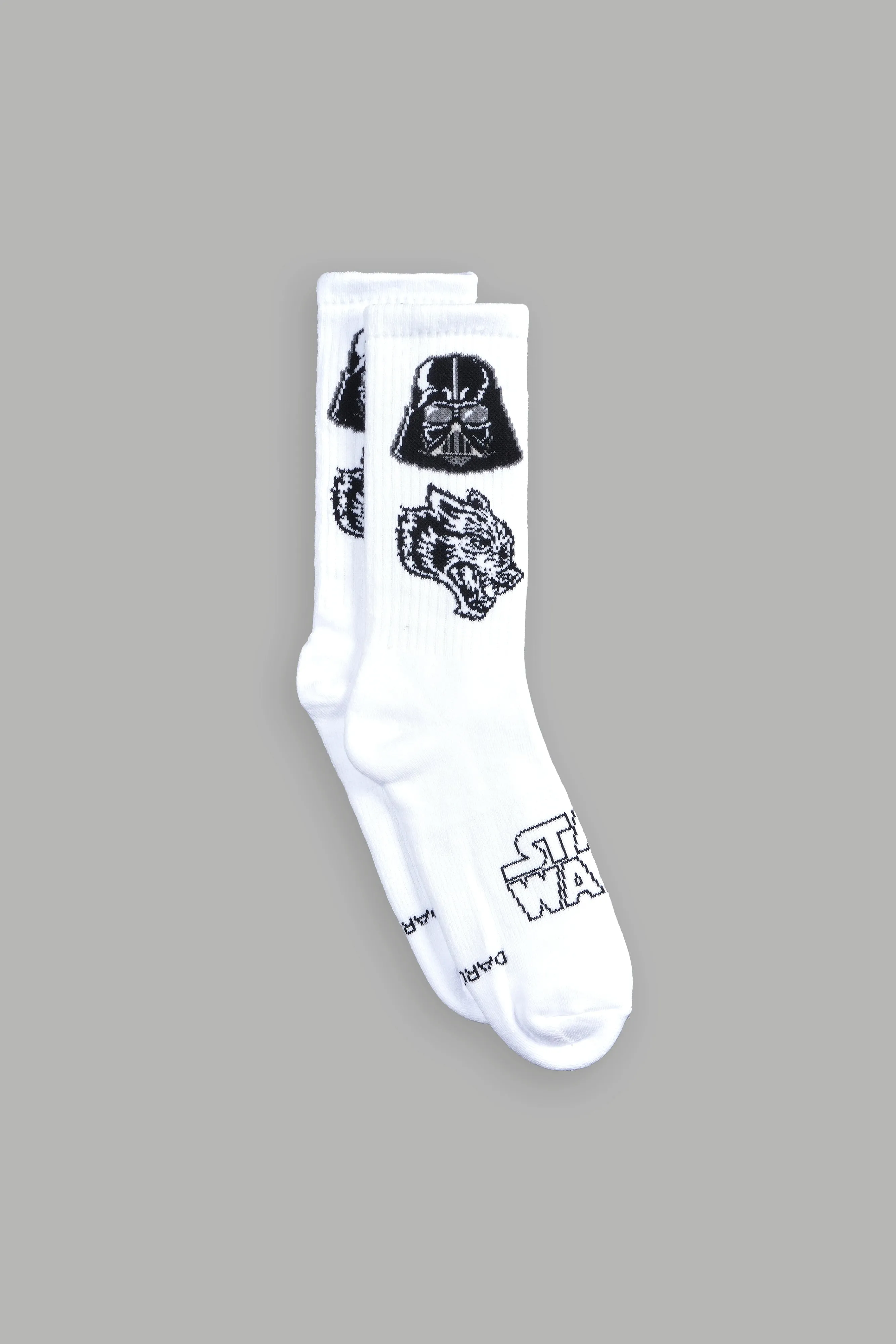 Big Wolf Vader Classic Socks in White