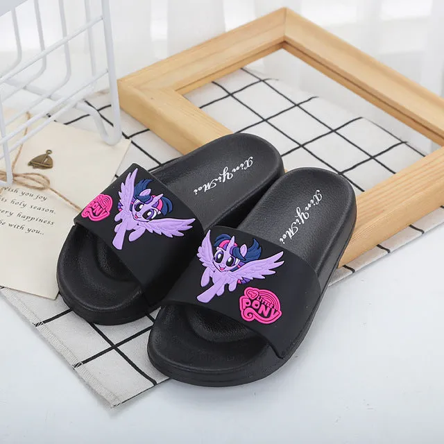 Cute Cartoon Toddler Home Bathroom Slippers