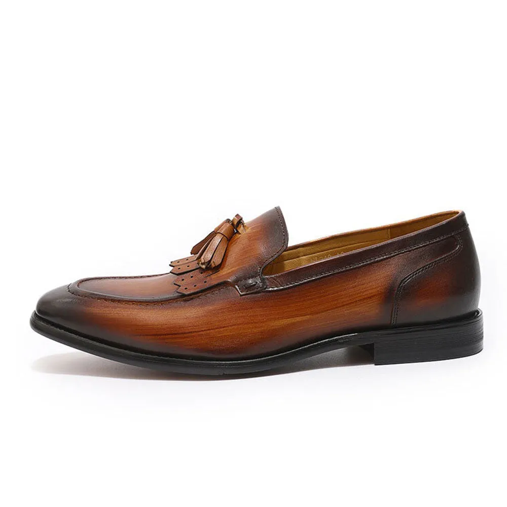Dylan Tan Tassel Loafer