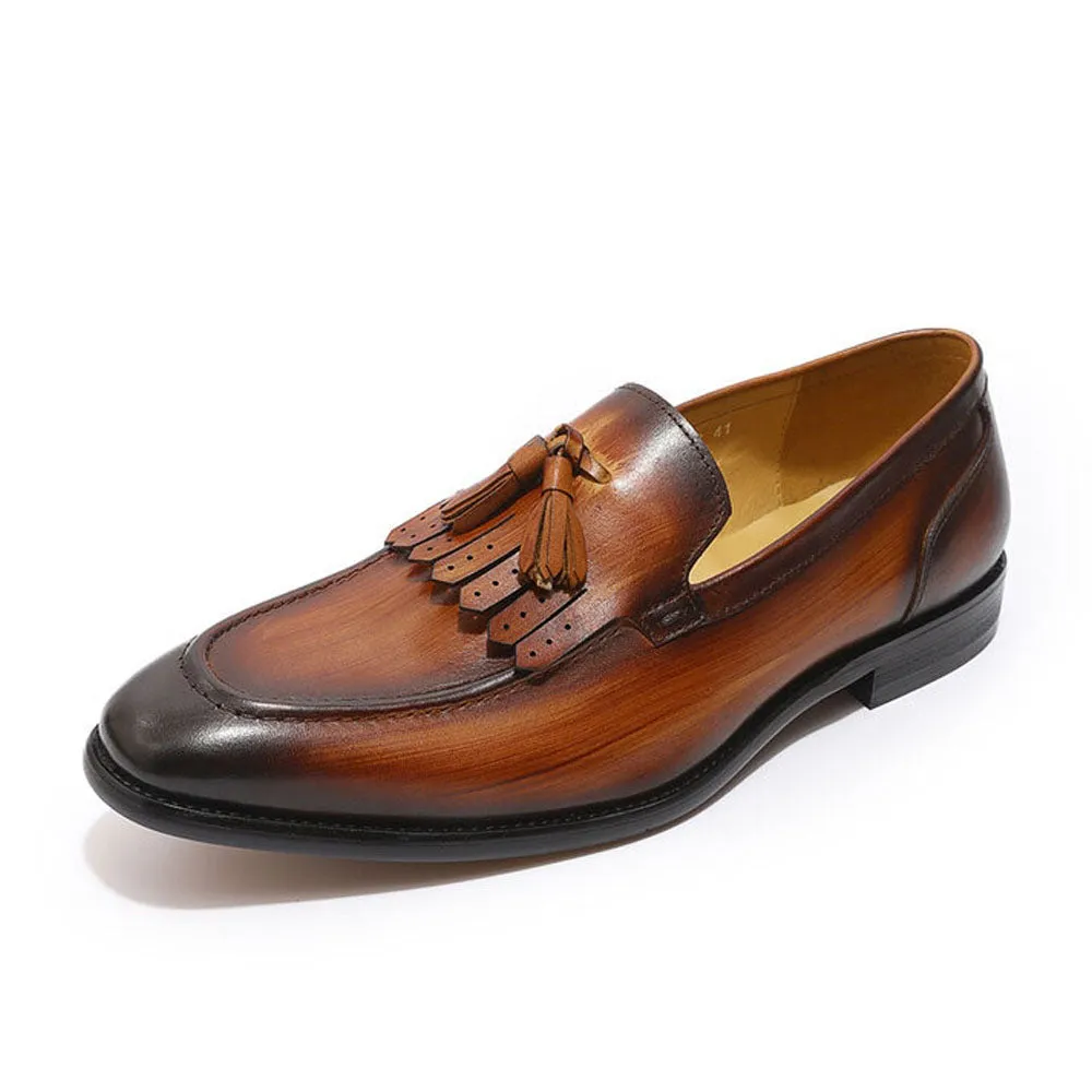 Dylan Tan Tassel Loafer