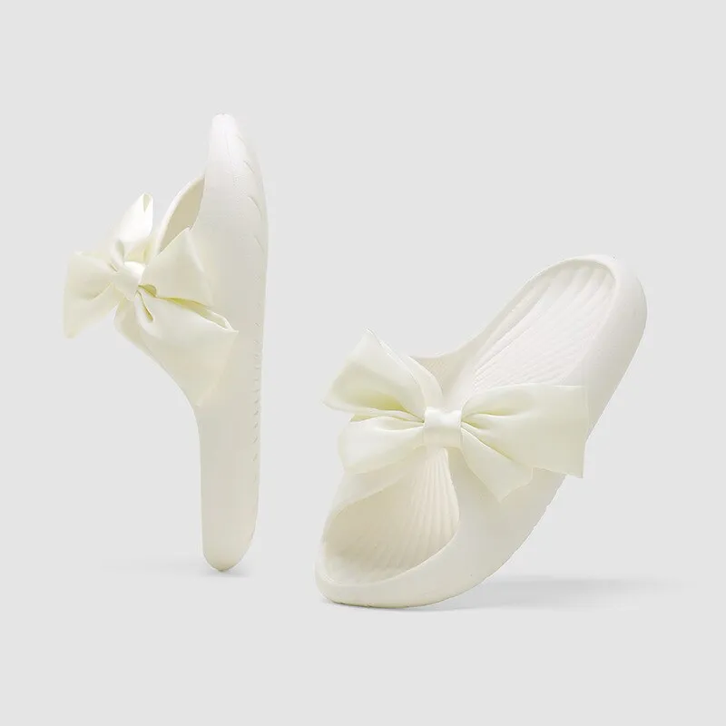Fashion Women Summer Slippers Slide Sandals Beach shoes high Soft Bottom Sandals Trend Slides Light Beach Butterfly KnotSlippers
