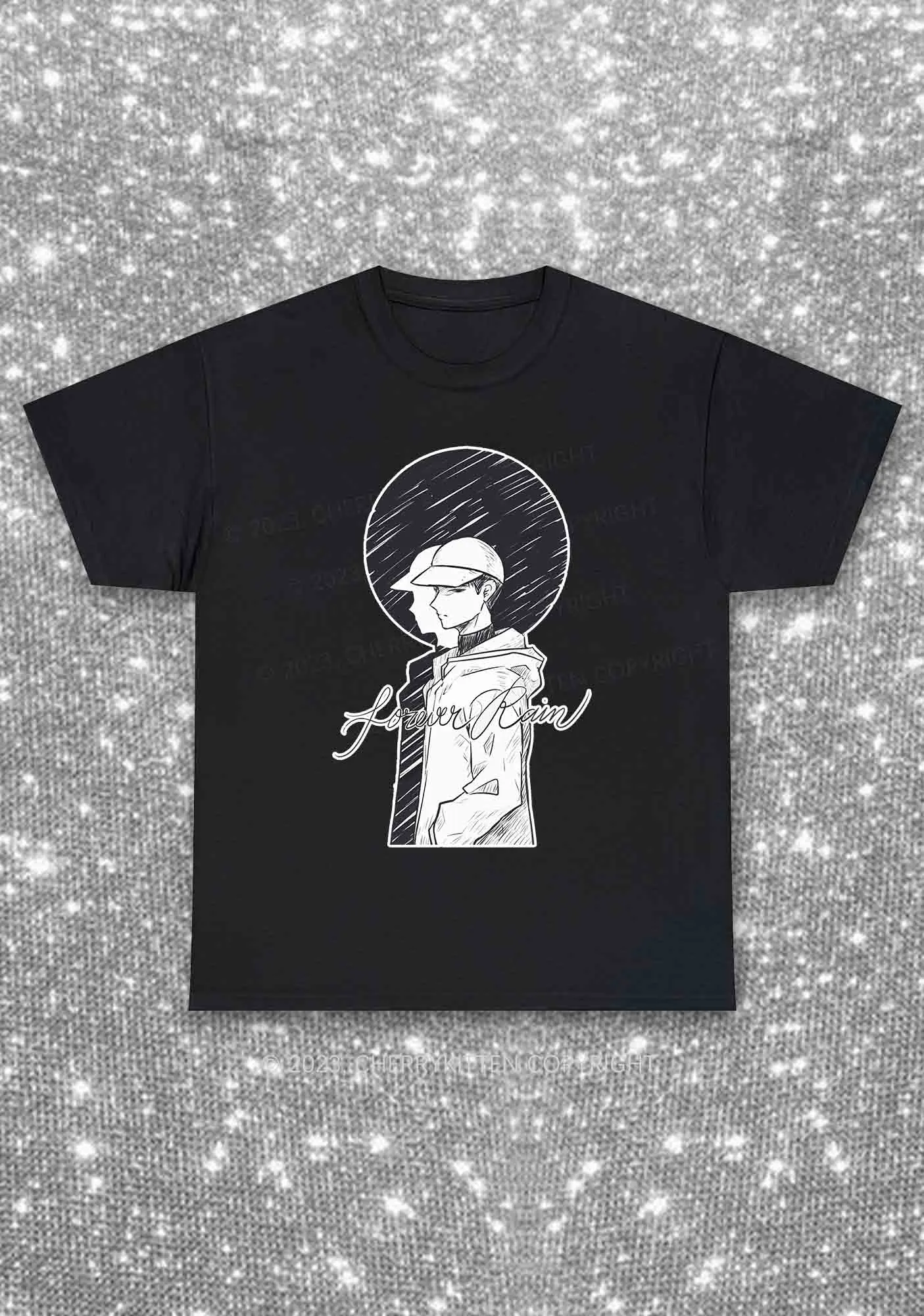 Forever Rain Kpop Y2K Chunky Shirt Cherrykitten