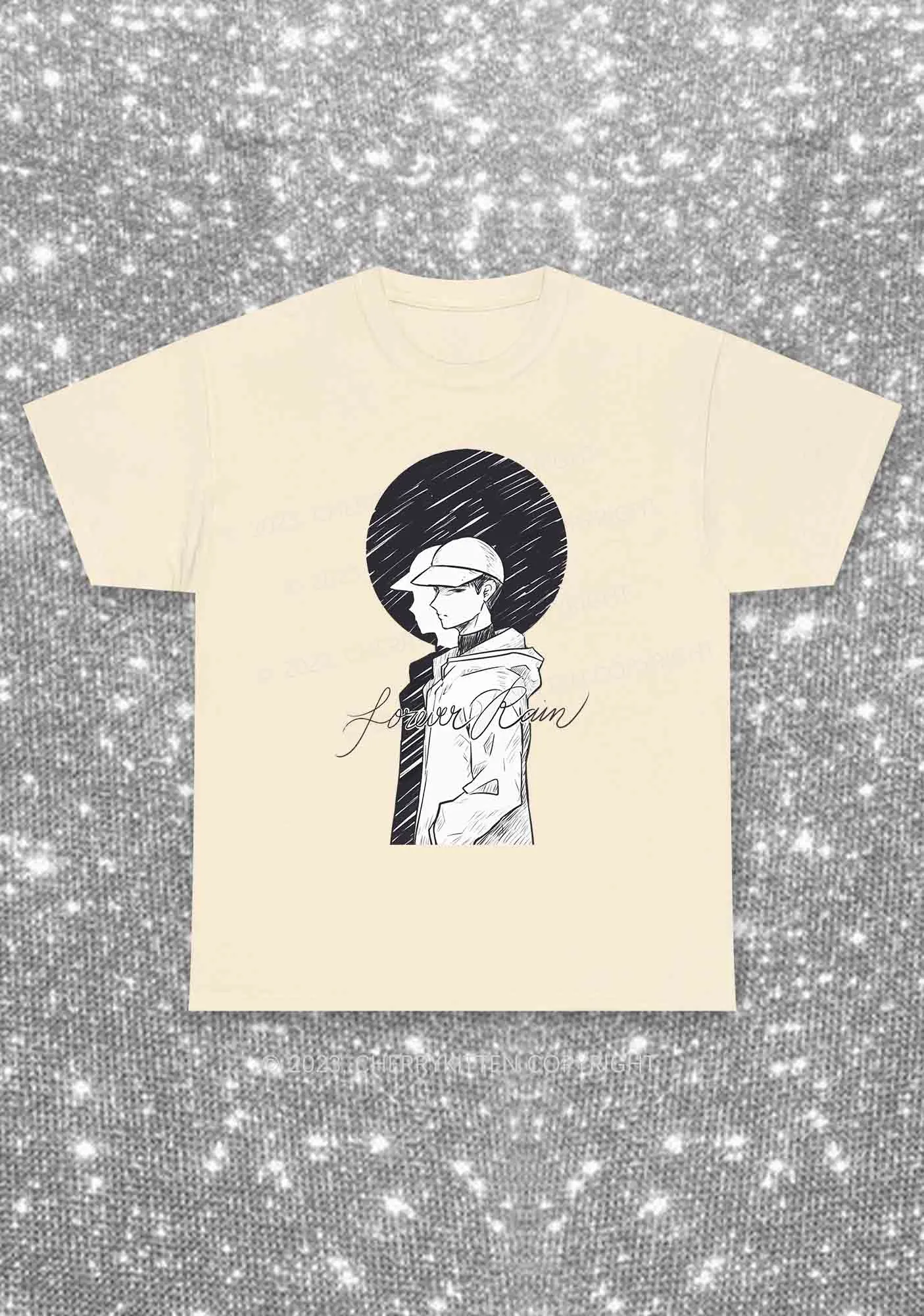 Forever Rain Kpop Y2K Chunky Shirt Cherrykitten