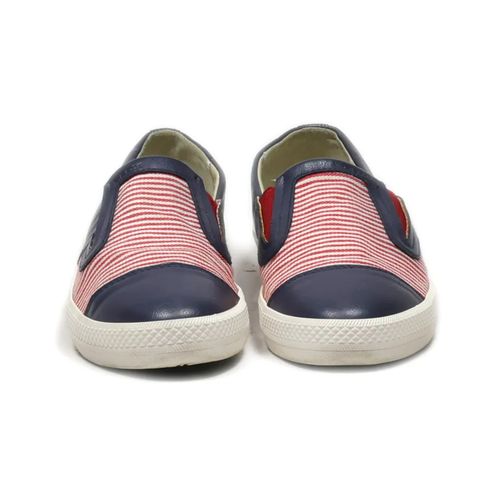 Geox Slip Ons Fabric Blue Colour For Women