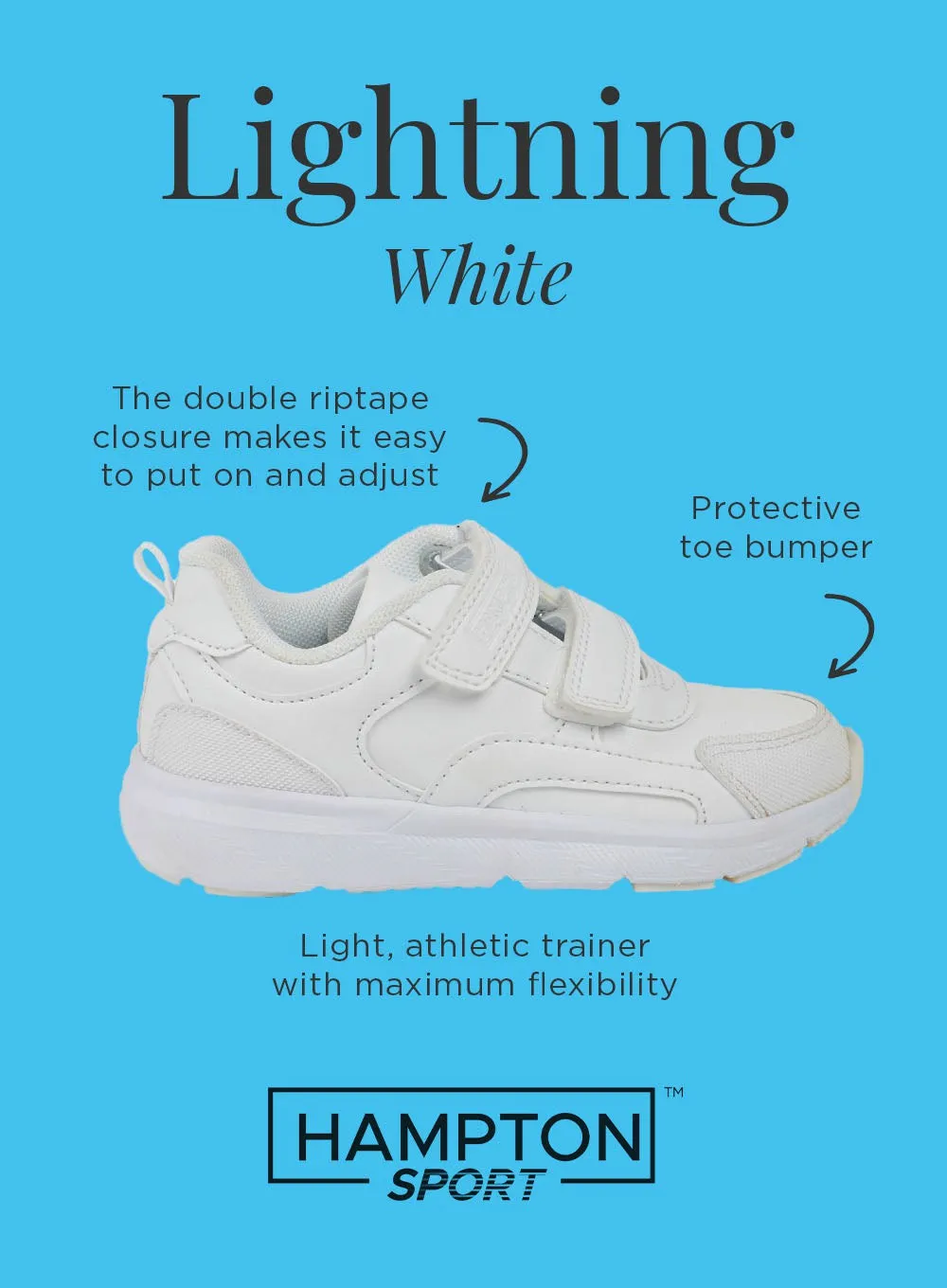 Hampton Sport Lightning Trainers in White