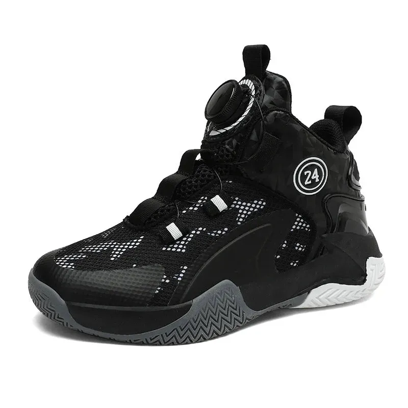 Kids Basketball Shoes Boys Sneakers Non-slip Child Trainer Basket Shoes Outdoor Children Sport Shoes