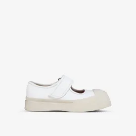 Leather Mary-Jane sneakers with chunky sole Marni, lilac