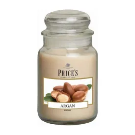 Prices Candles Scented Large Jar - Argan