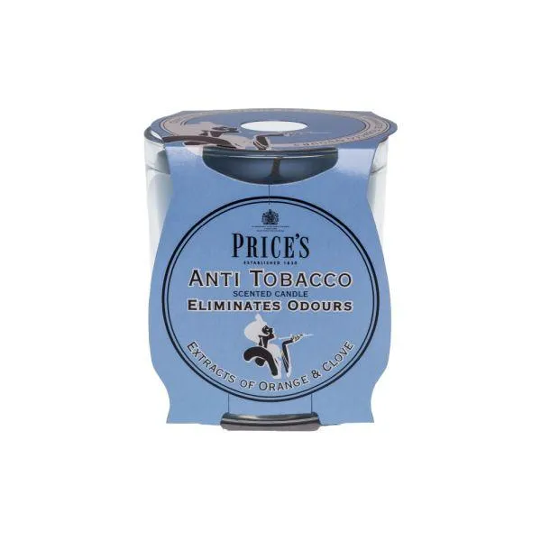 Prices Odour Eliminating Anti Tobacco Jar Candle