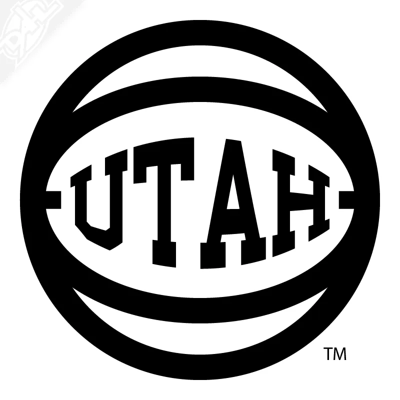 Retro Utah Basketball Vinyl Decal