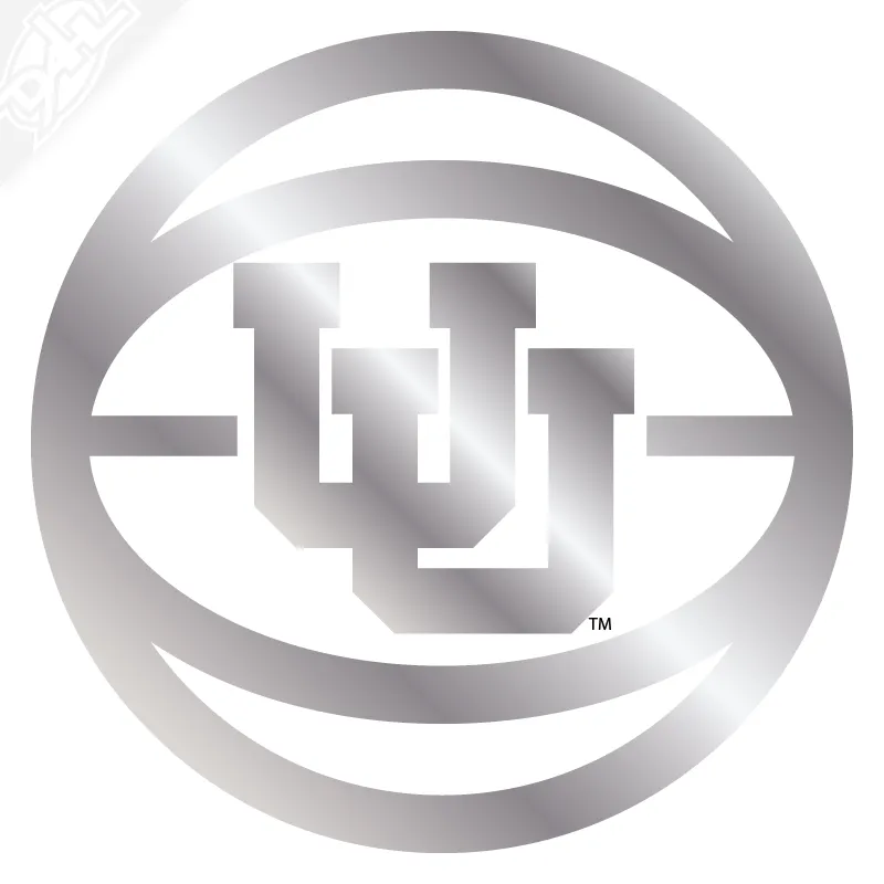 Retro UU Basketball Vinyl Decal