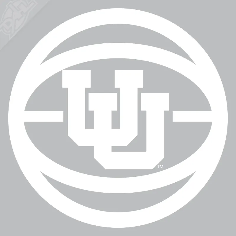 Retro UU Basketball Vinyl Decal