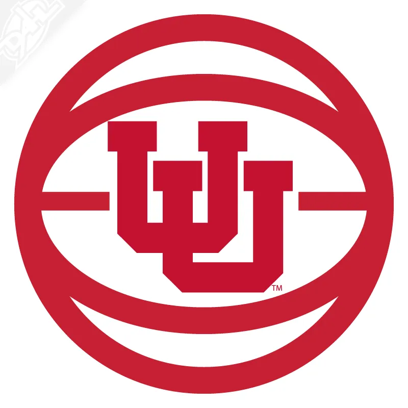 Retro UU Basketball Vinyl Decal