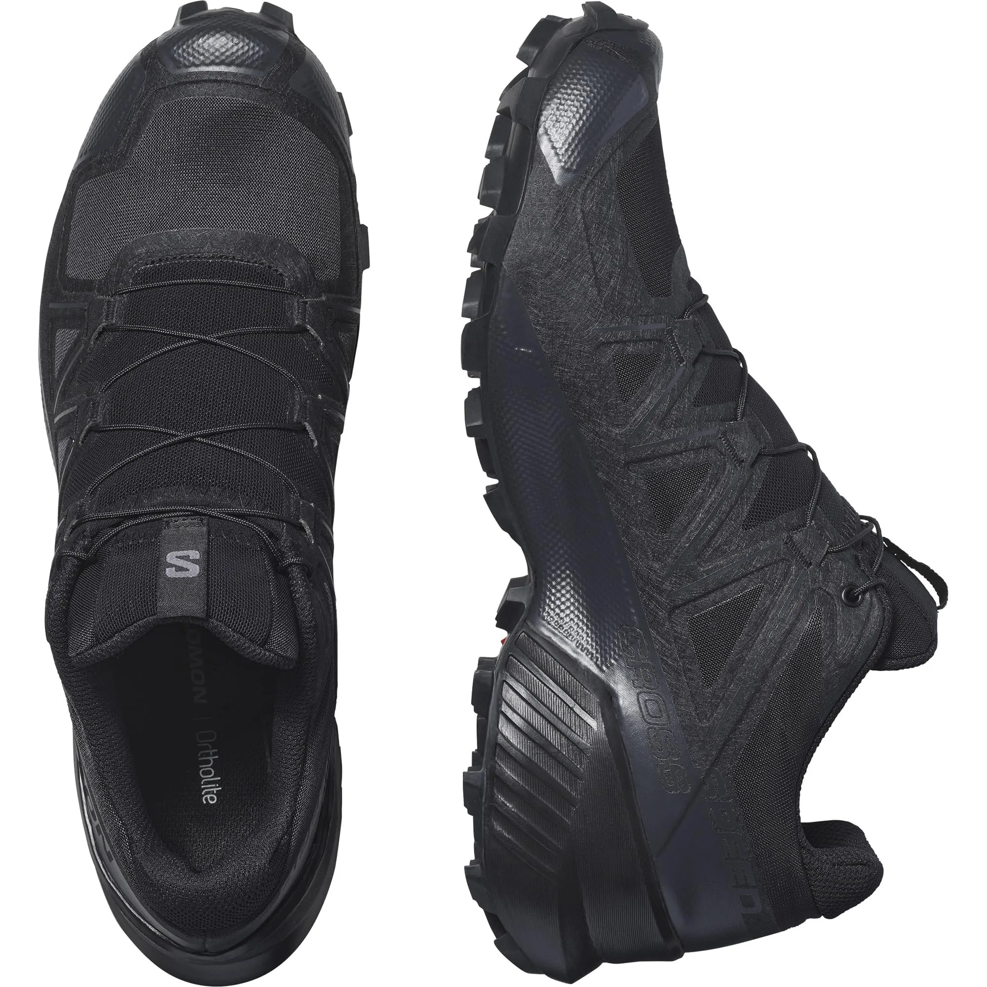 Salomon Men's SPEEDCROSS Trail Running Shoes for Men, Black / Black / Phantom, 10.5
