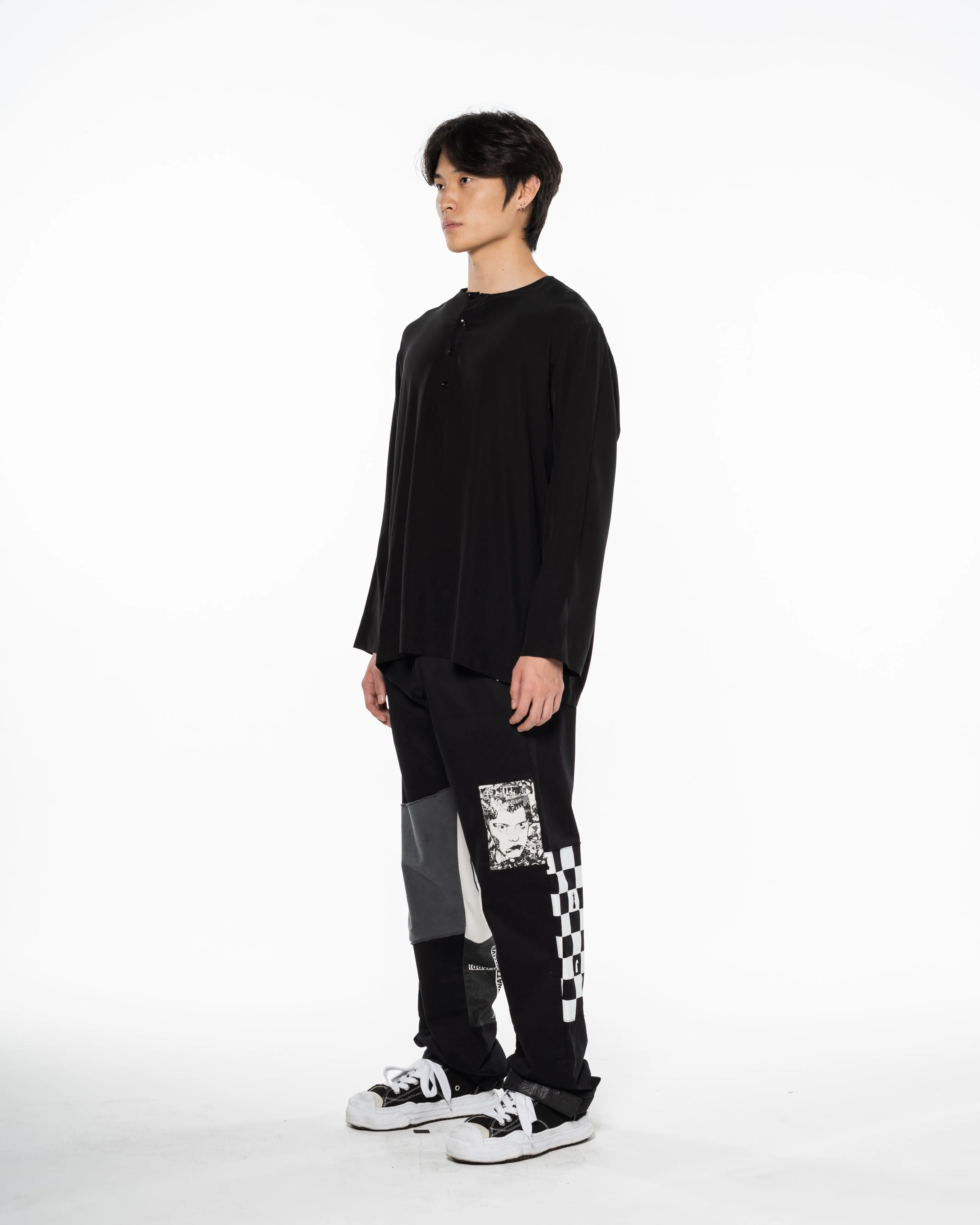Silk Henley