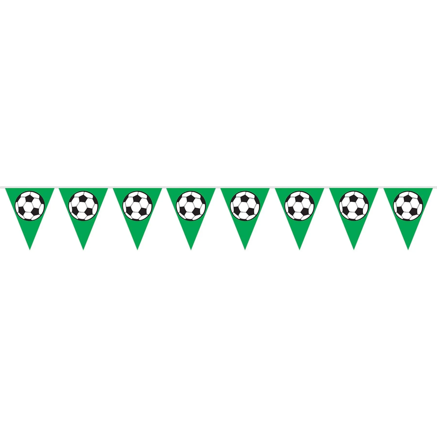 Soccer Ball Party Pennant Banner