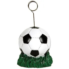 Soccer Ball Party Photo/Balloon Holder