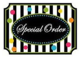 Special Order for James