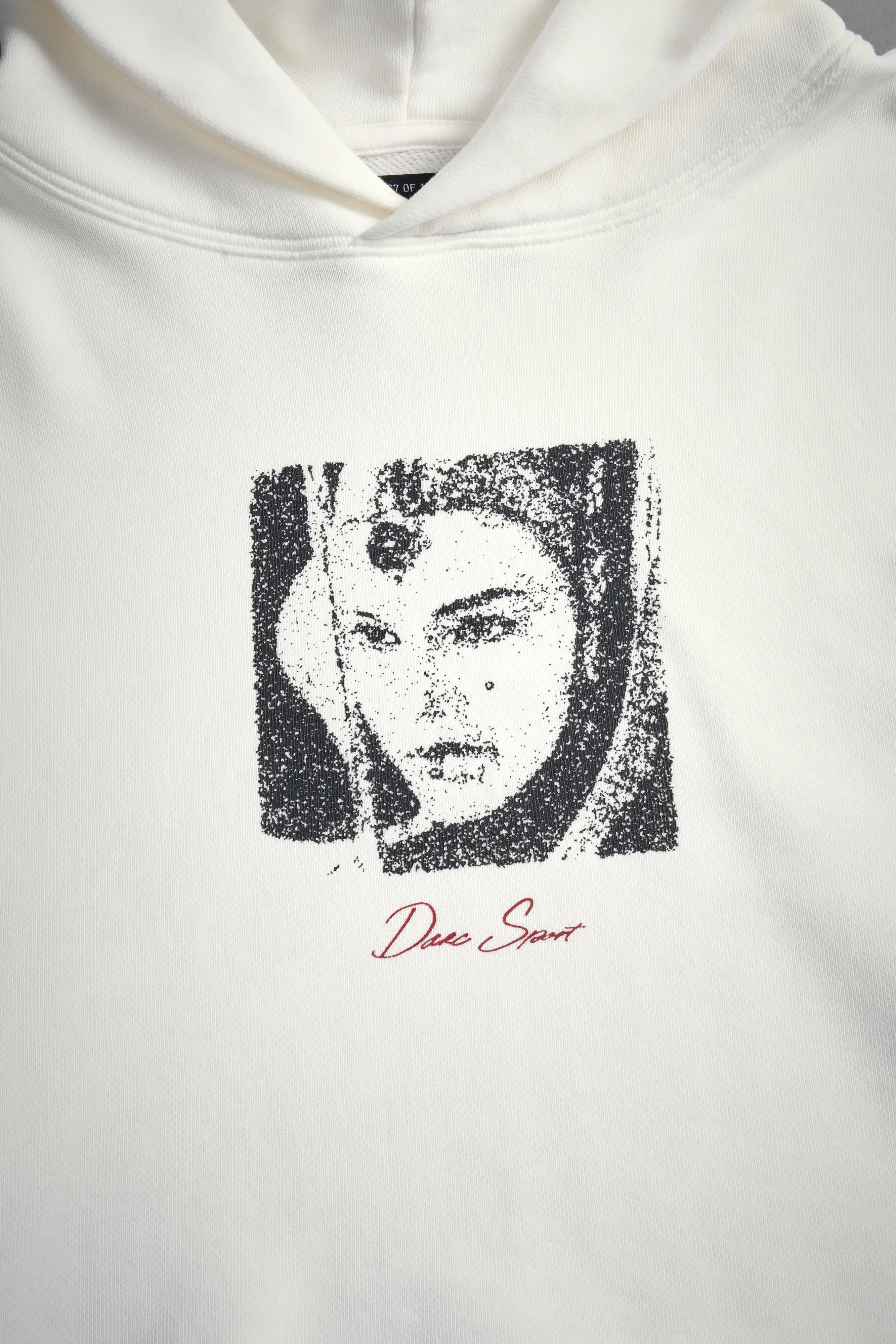 The Queen "Wyoming" (Cropped) Hoodie in Cream