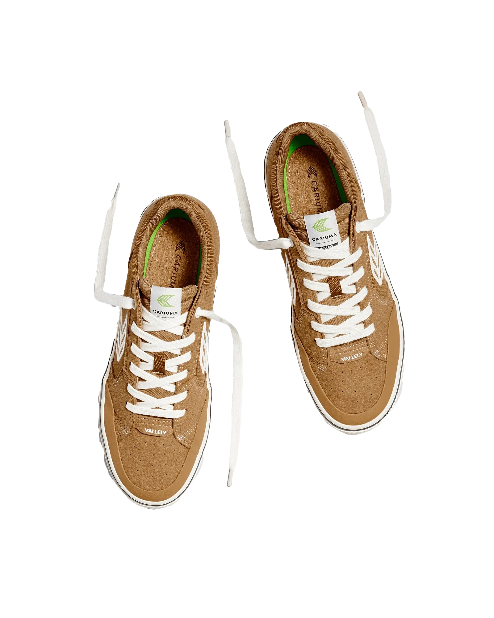The Vallely Skate Shoes in Camel & Ivory