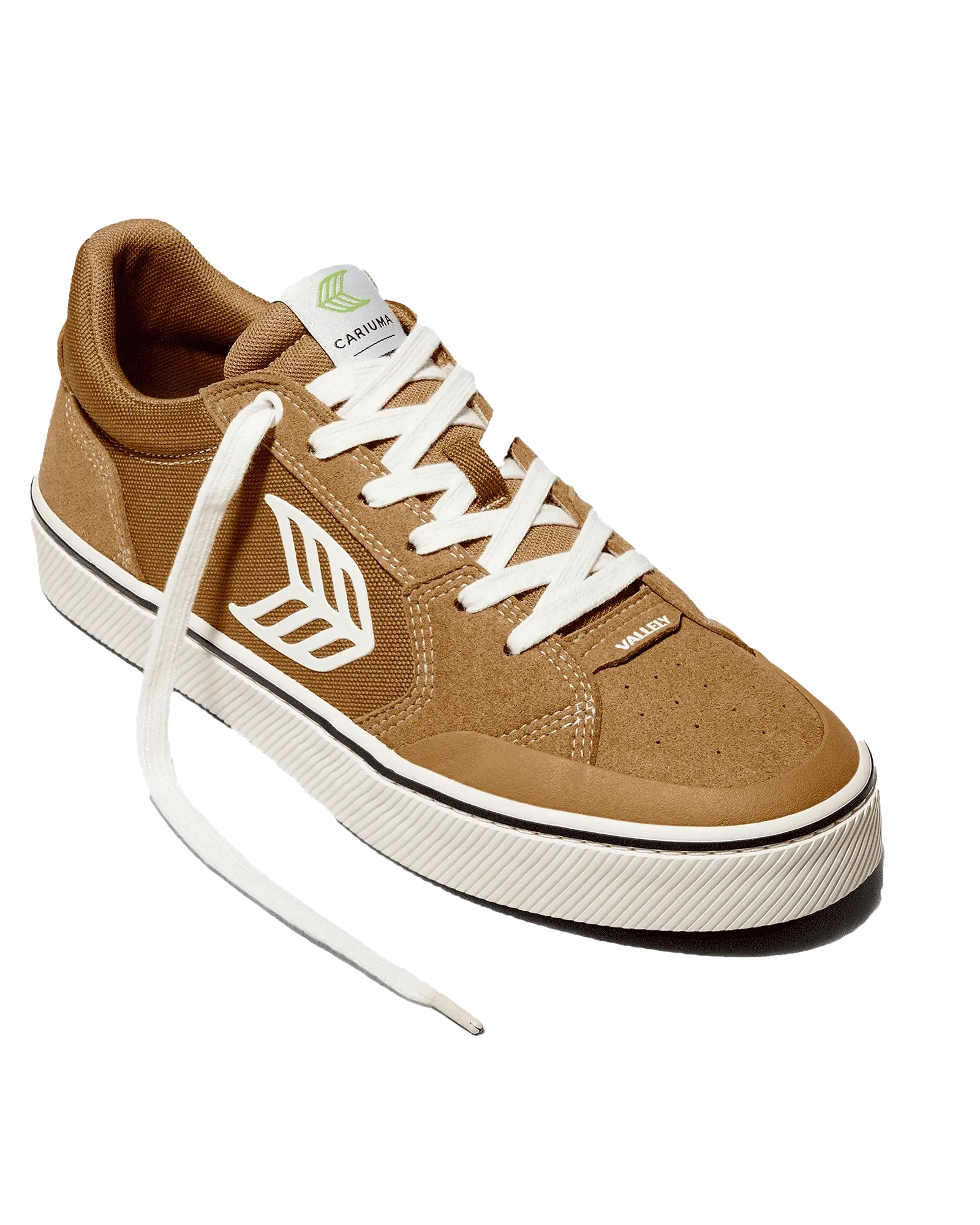 The Vallely Skate Shoes in Camel & Ivory
