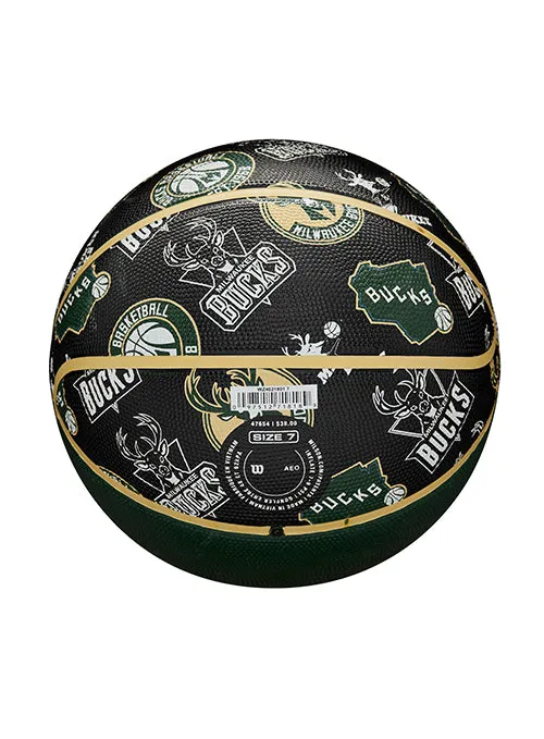 Wilson All Over Print Milwaukee Bucks Full Basketball