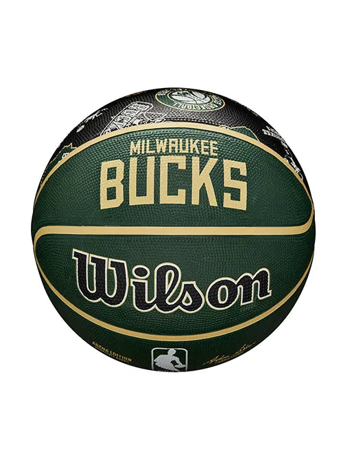 Wilson All Over Print Milwaukee Bucks Full Basketball