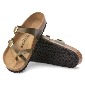 Women's Birkenstock Mayari Oiled Leather Color: Olive