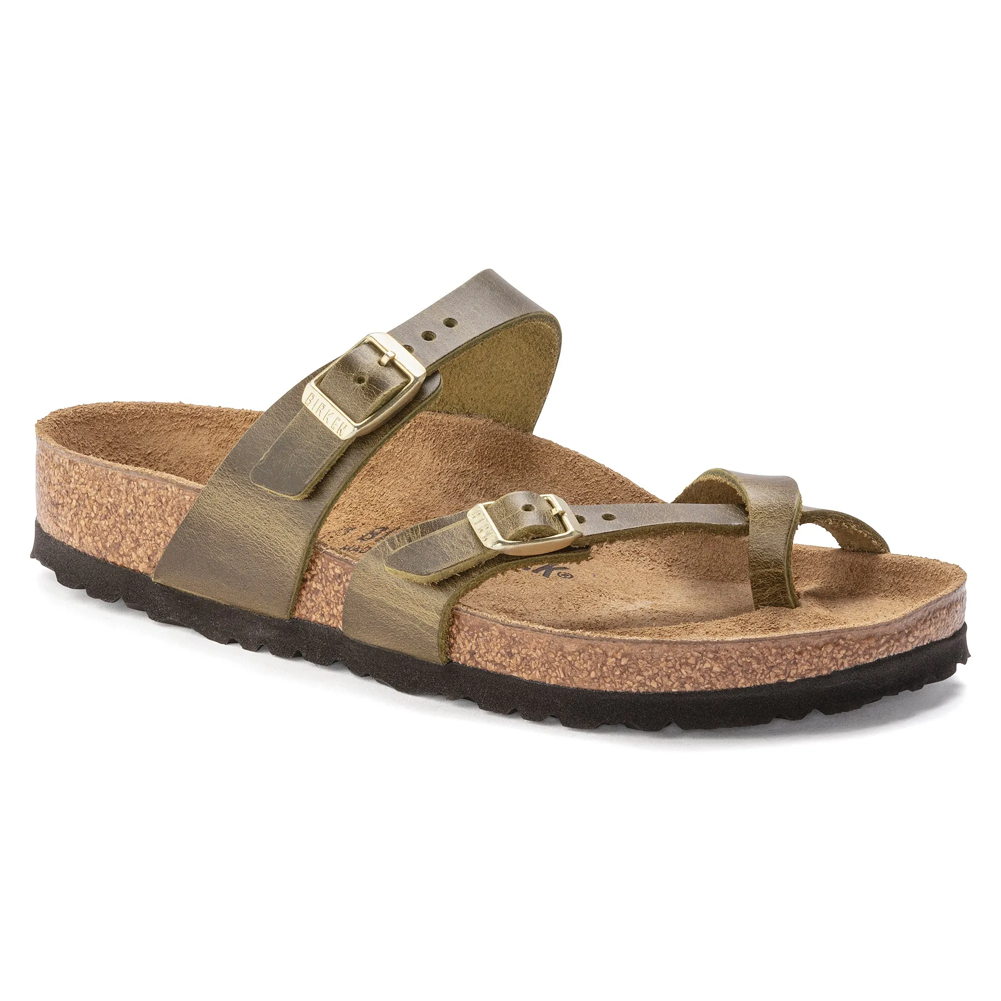 Women's Birkenstock Mayari Oiled Leather Color: Olive